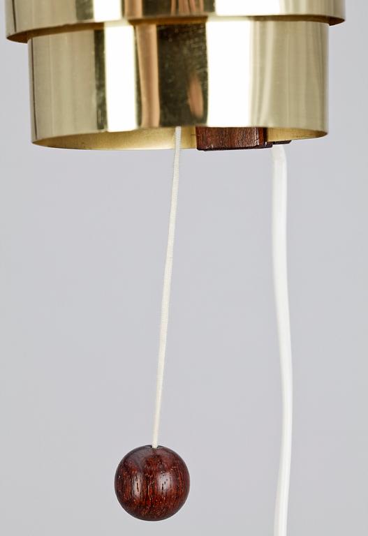 VÄGGLAMPOR, ett par, Hans Agne Jakobsson AB, Markaryd, 1900-talets andra hälft.