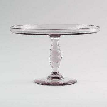 TÅRTFAT, glas, sekelskiftet 1900.