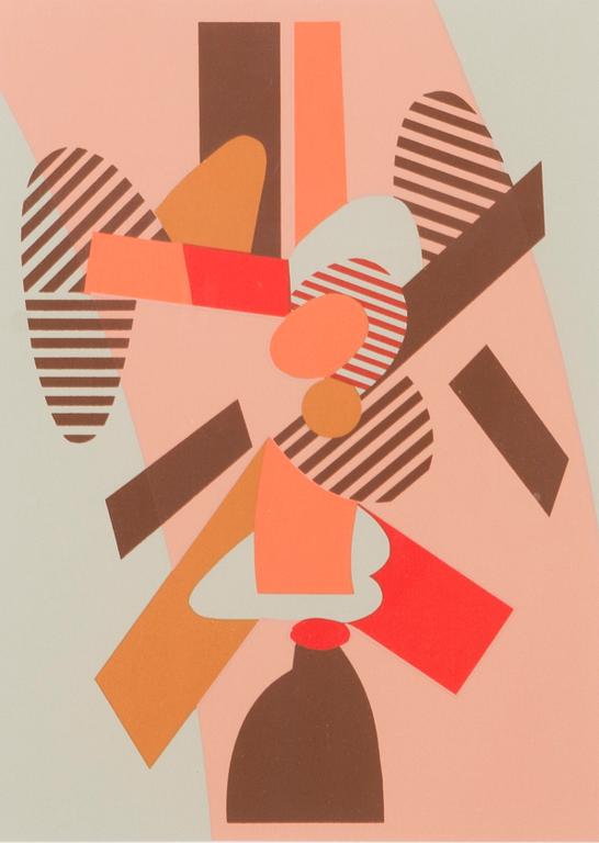 LAURI AHLGRÉN, serigrafi, signerad och numrerad 68/75.