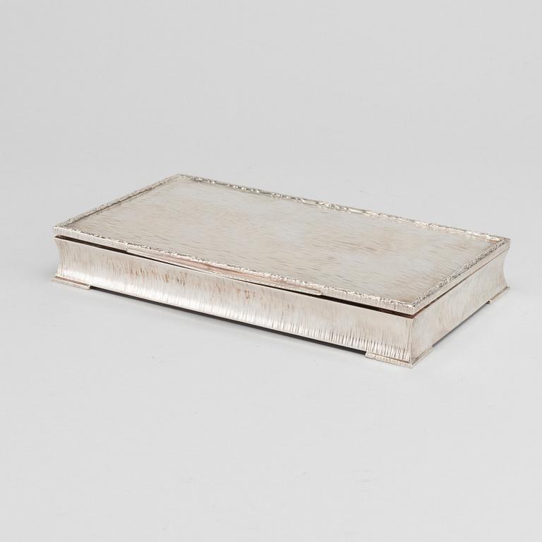 CIGARRETUI, silver, 1900-talets mitt,