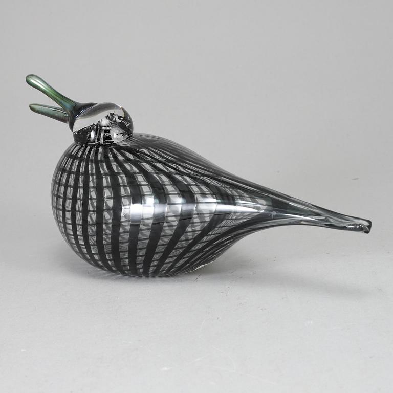 OIVA TOIKKA, glasfågel, Fiskariina, signerad O. Toikka Nuutajärvi.