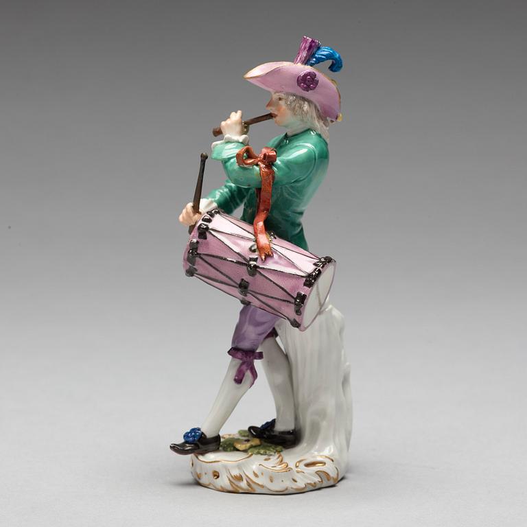 FIGURIN, porslin. Meissen, 1700-tal.