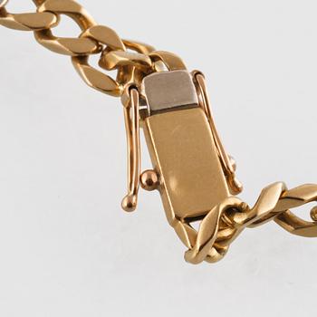 ARMLÄNK, 18K guld, utländska stämplar. Vikt 17,0 gram.