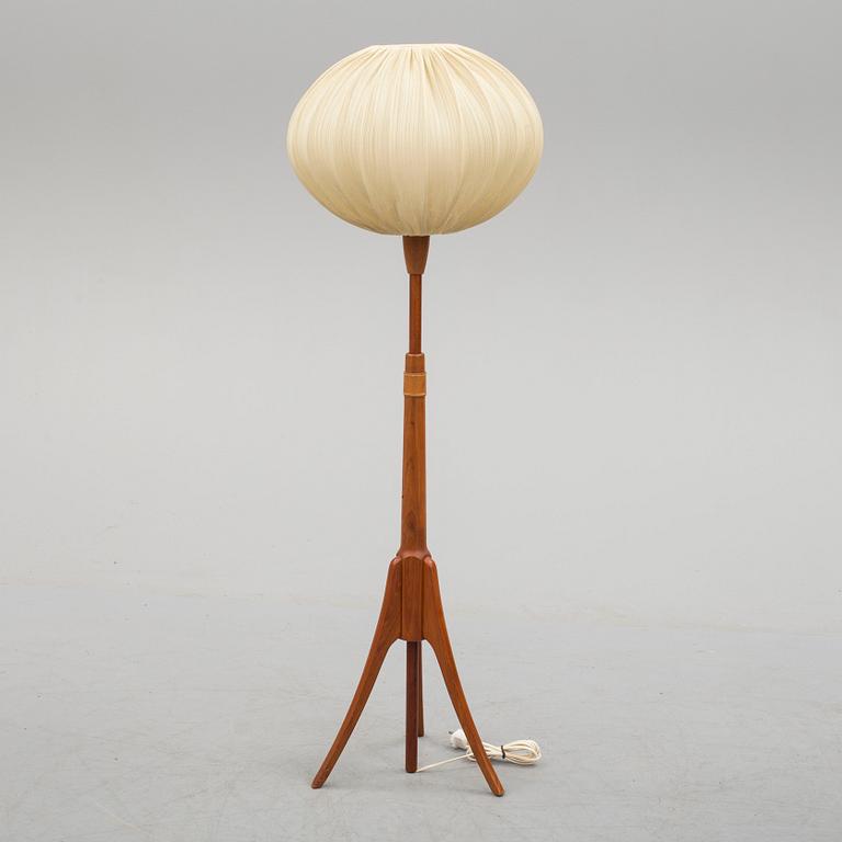 A 1950/60's teak floor lamp.