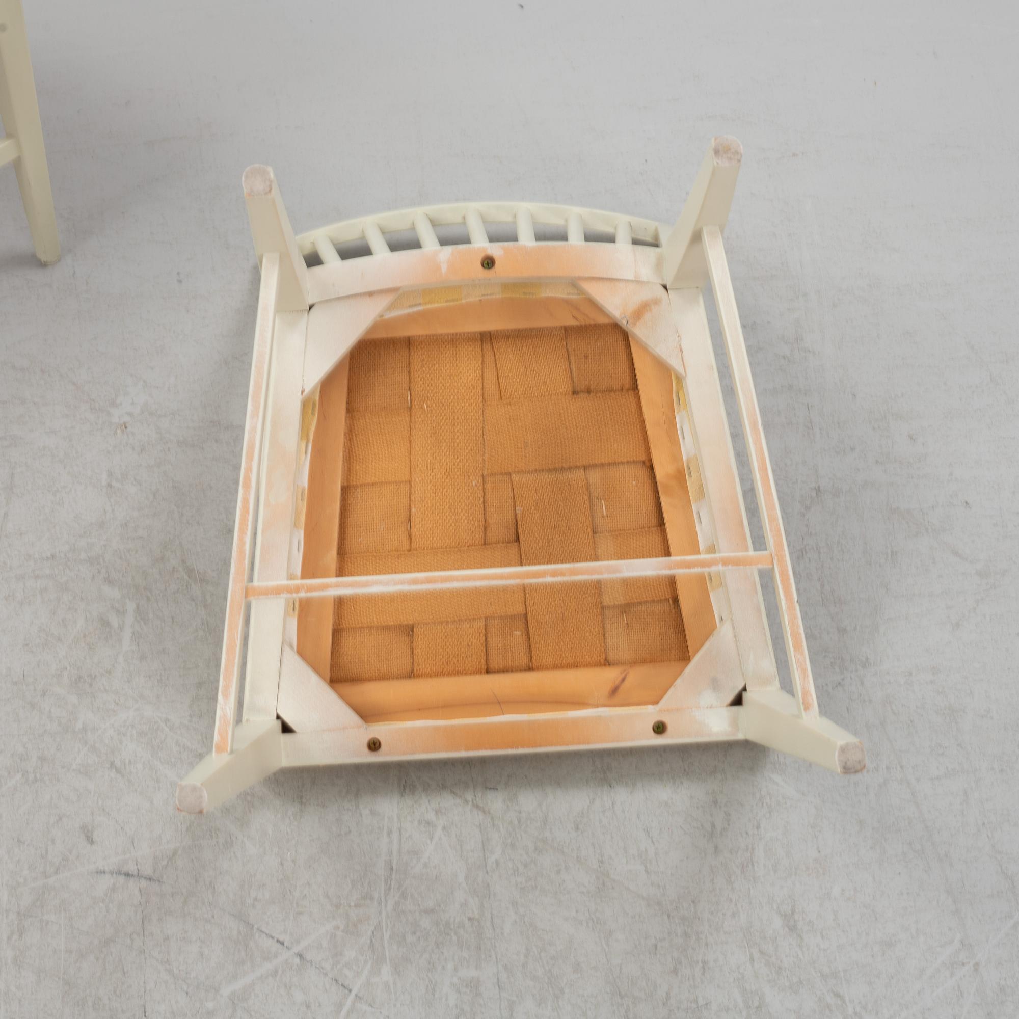 Carl Malmsten, a set of six chairs, 'Herrgården" and a dining table.
