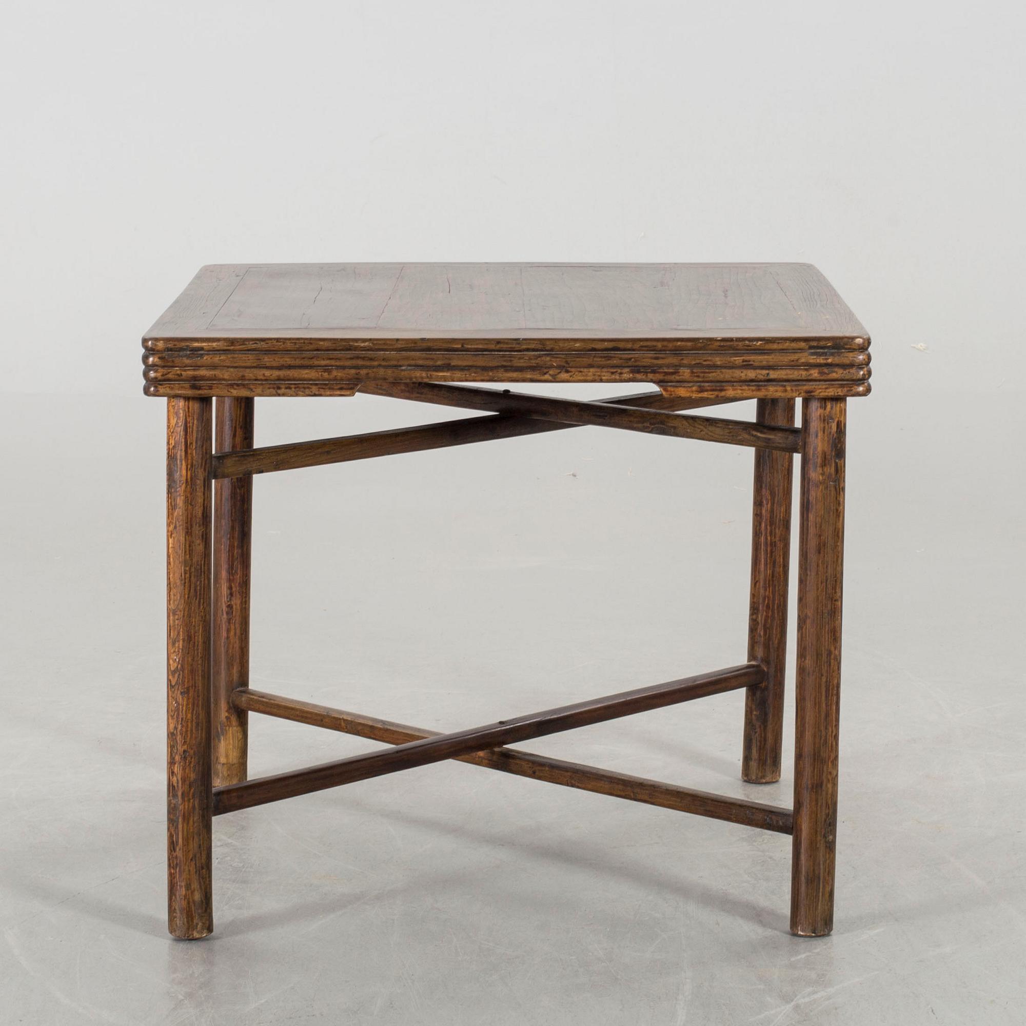 A CHINESE FOLDING TABLE 20TH CENTURY.