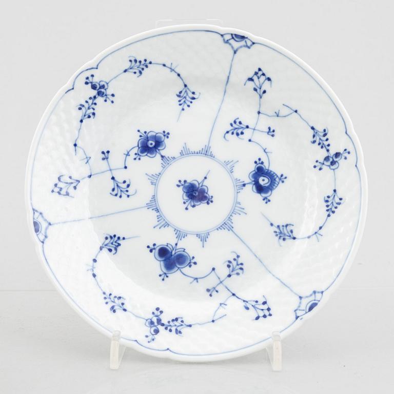 A 30-piece porcelain "Blue fluted" coffee service, Bing & Grøndahl, Denmark.