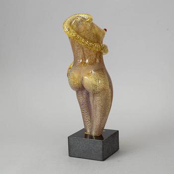 JIM JOHNSSON, glas. skulptur, signerad.