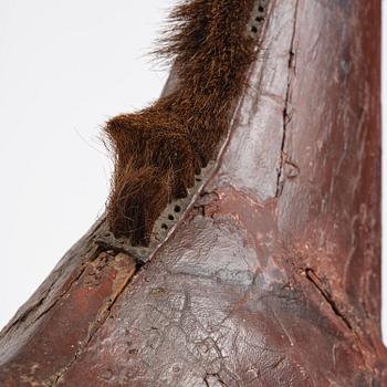 A presumably Russian model of a horse, 19th century.