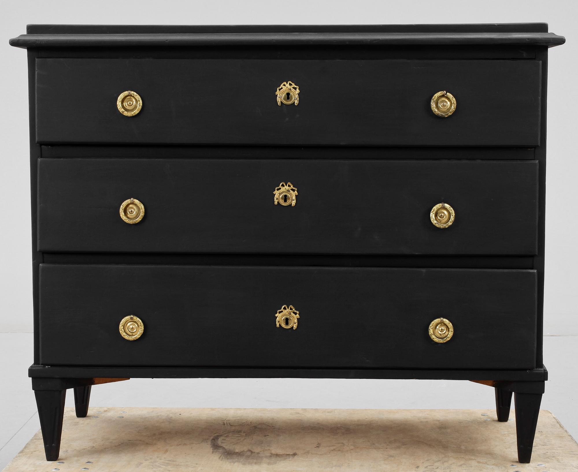 BYRÅ, sengustaviansk stil, 1900-tal.