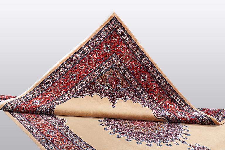 A carpet, Moud, ca 327 x 215 cm.