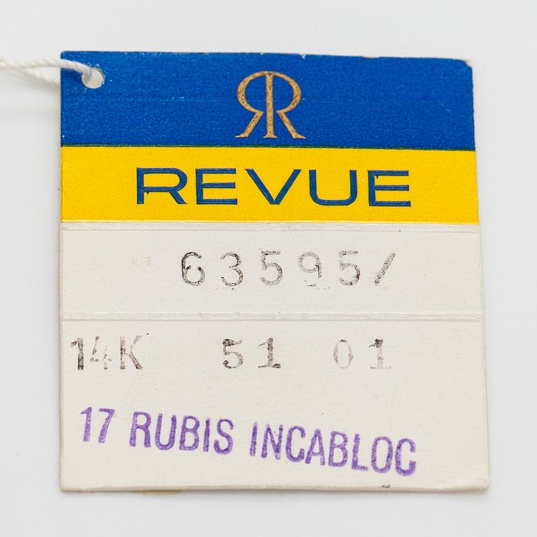 Revue, taskukello, savonette, 51,5 mm.