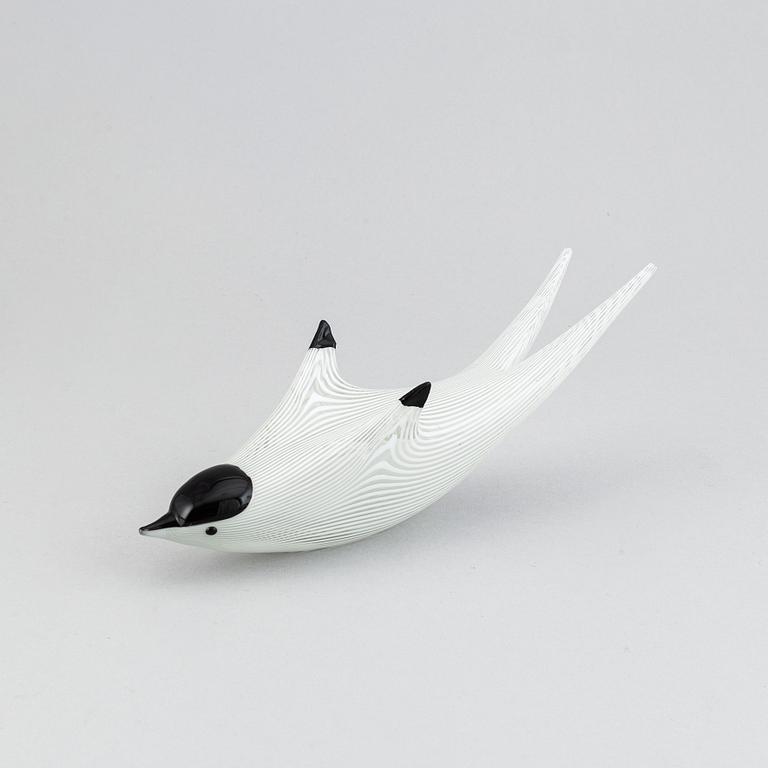 Fulvio Bianconi, a glass 'Rondine' bird figurine, Venini, Murano, Italy.