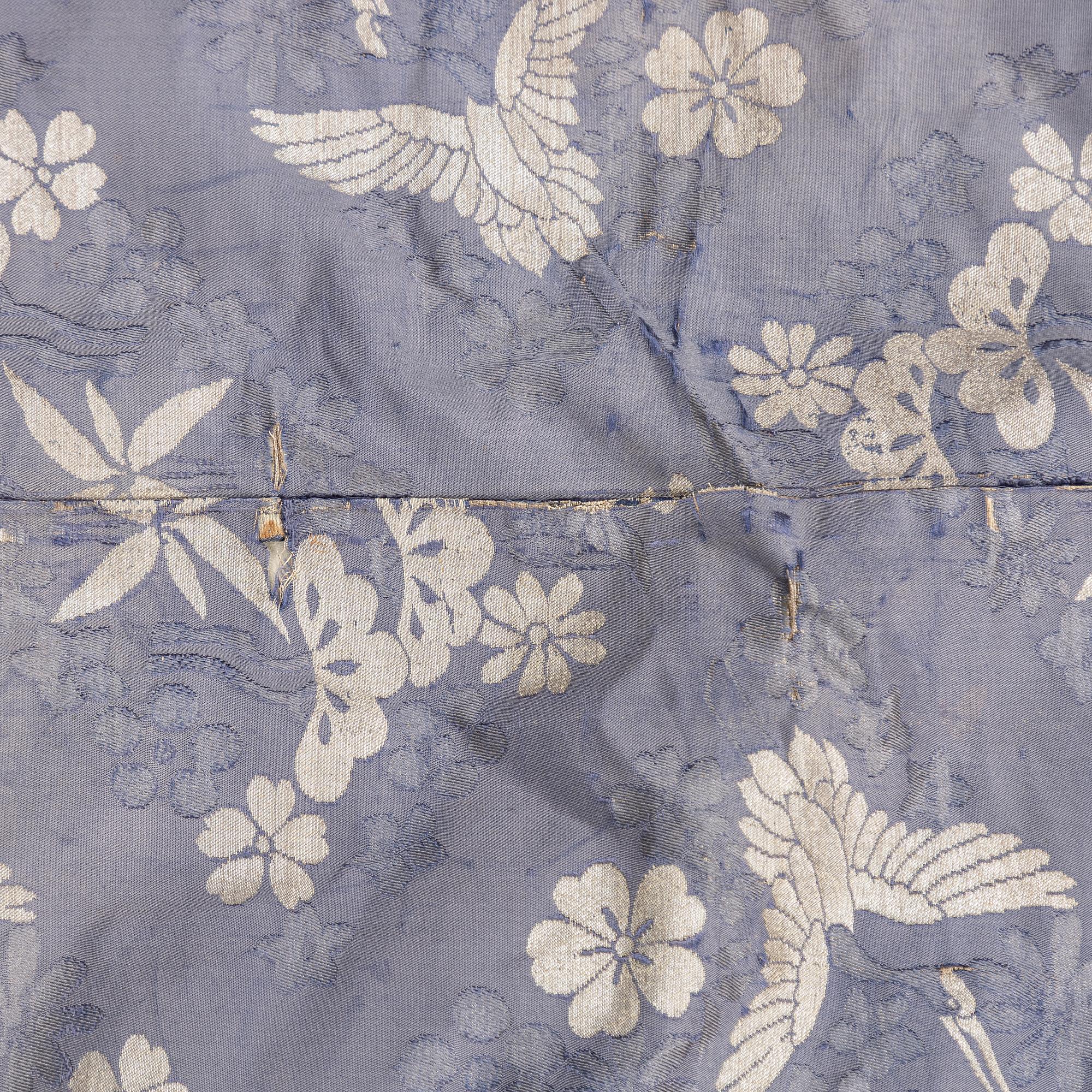 Täcke, siden fodrat med päls. Sen Qingdynasti.