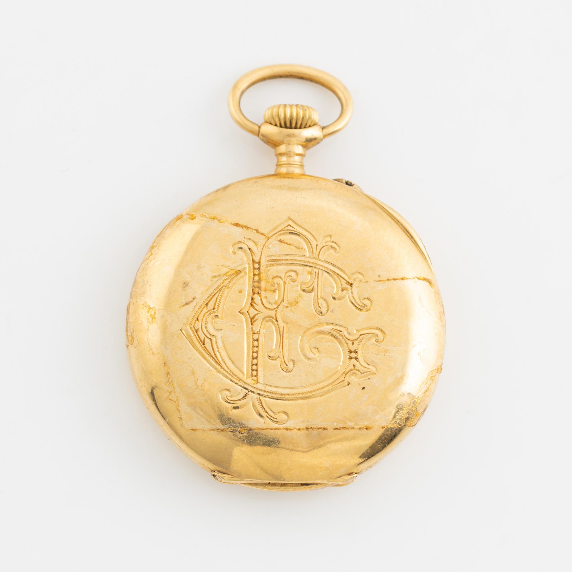 Vacheron & Constantin, Genève, 18K guld, fickur, 32 mm.