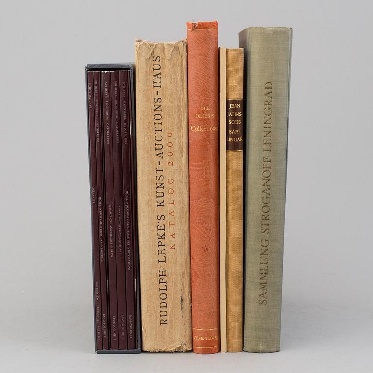 BÖCKER/KATALOGER, 6 vol. Samlingar.