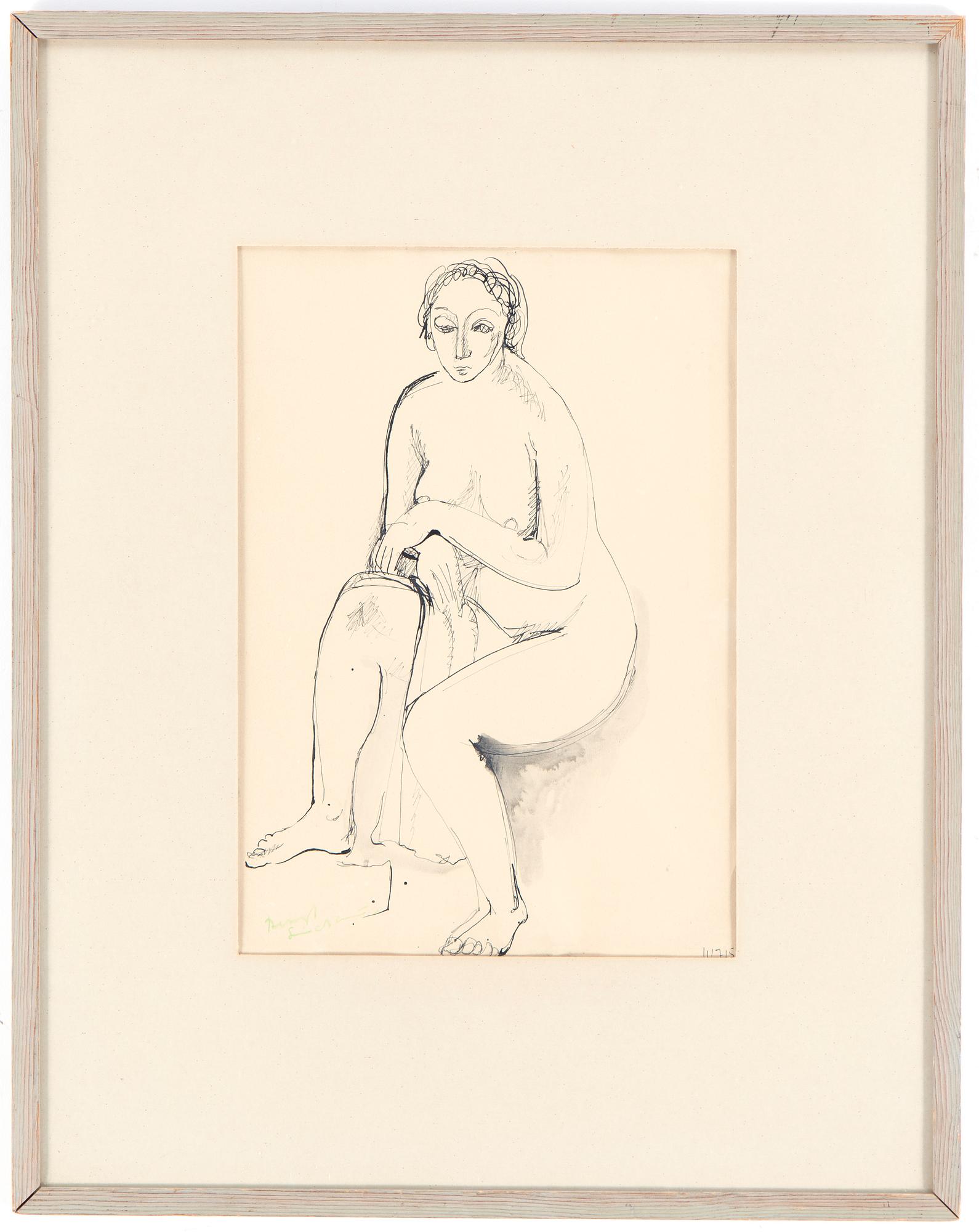 BENGT LINDSTRÖM, teckning, signerad.