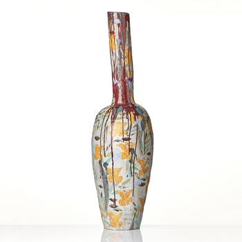 Eva Bengtsson, a stoneware floor vase "Blomstra", own studio, Frillesås, 2016.