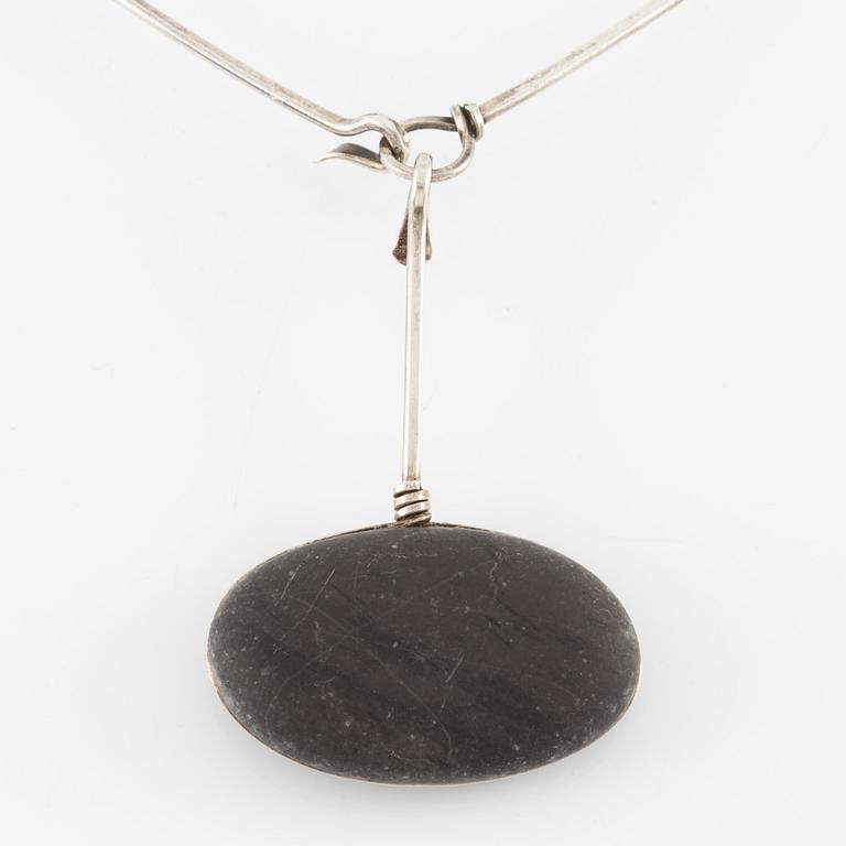 Vivianna Torun Bülow-Hübe, collier, silver med natursten.