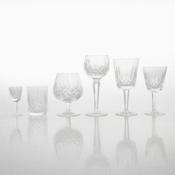 Glass set, crystal, Waterford 1960s/1970s.