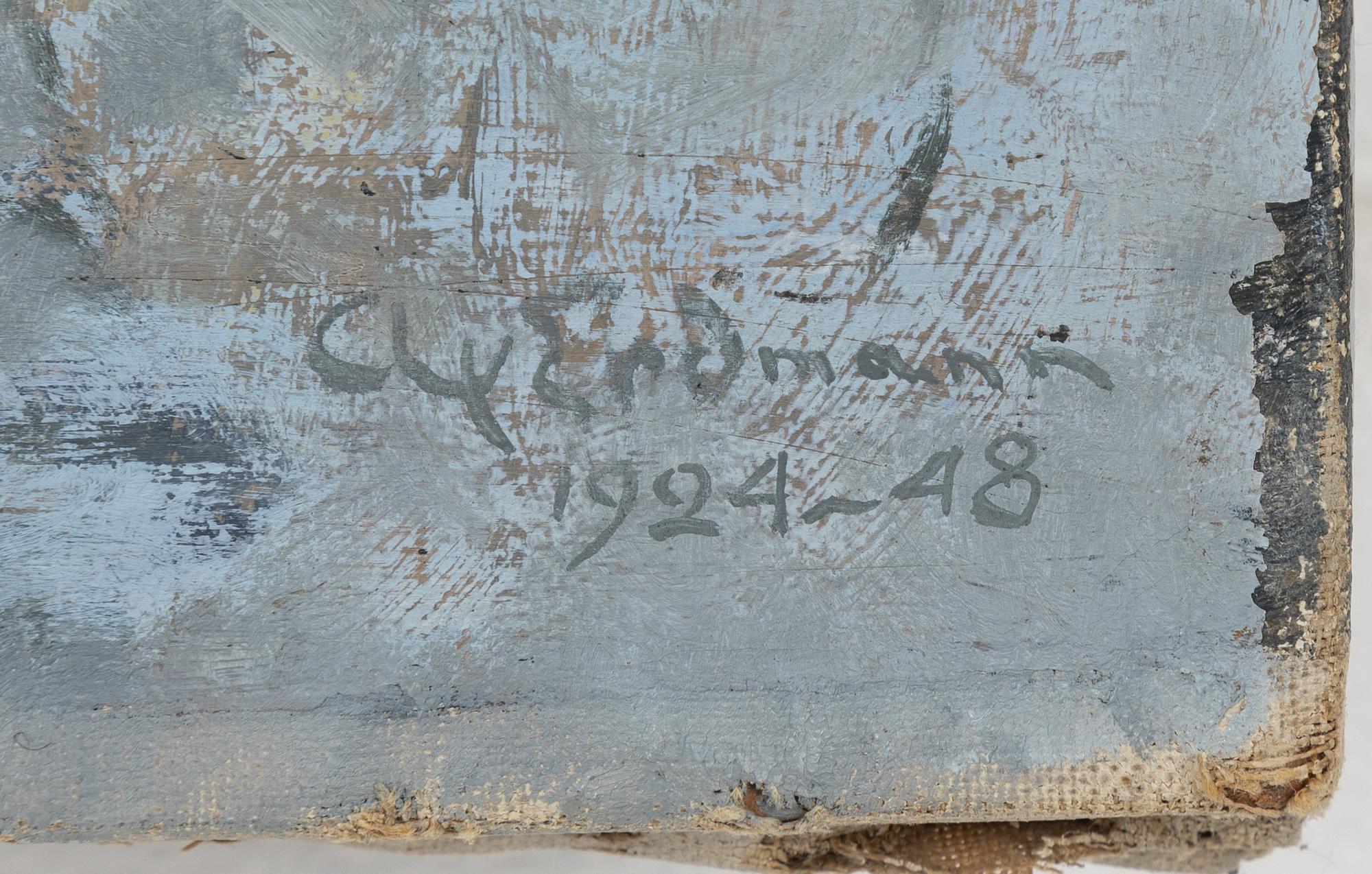 Axel Erdmann, olja på duk, signerad och daterad 1925-48.