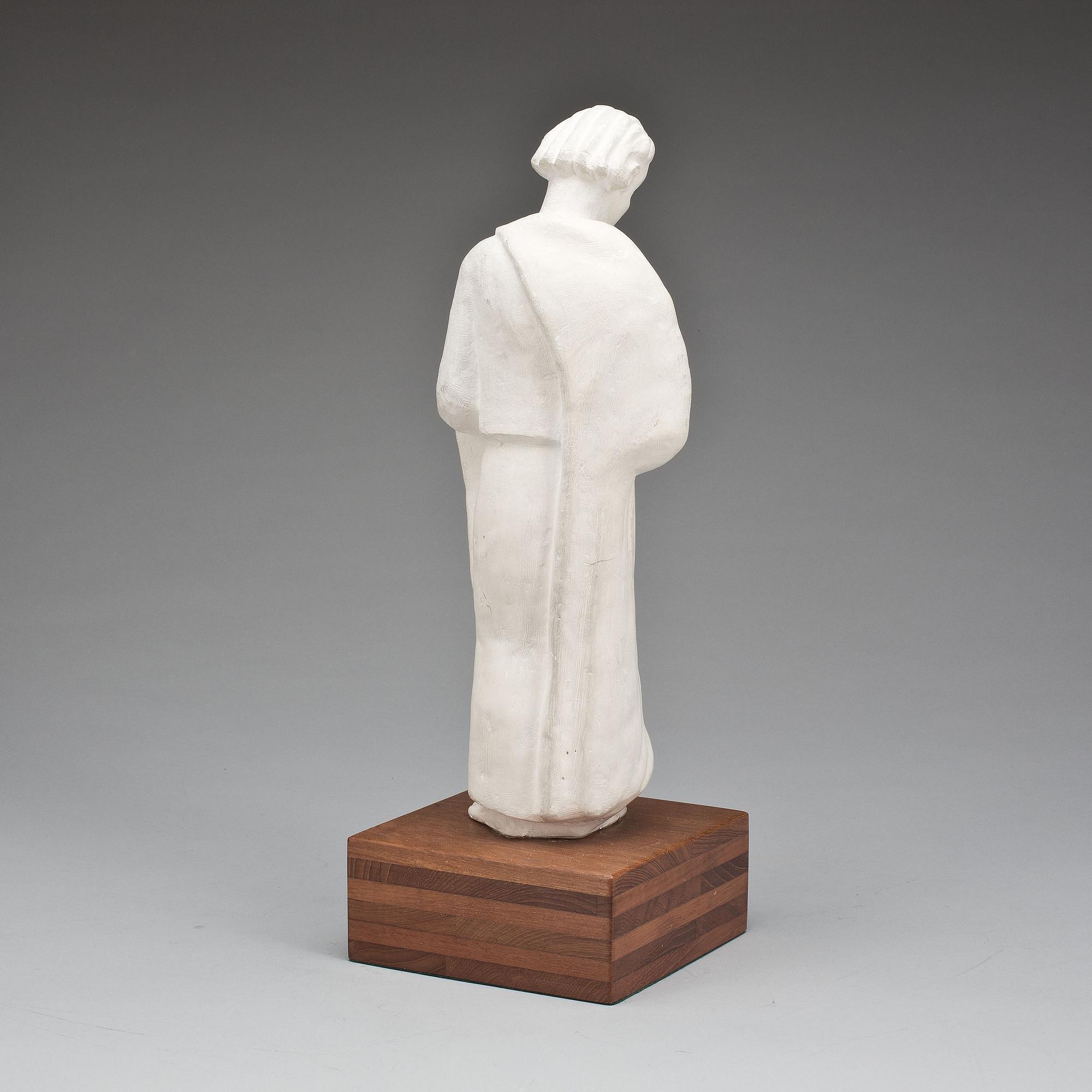 SKULPTUR, gips, signerad Sundin.