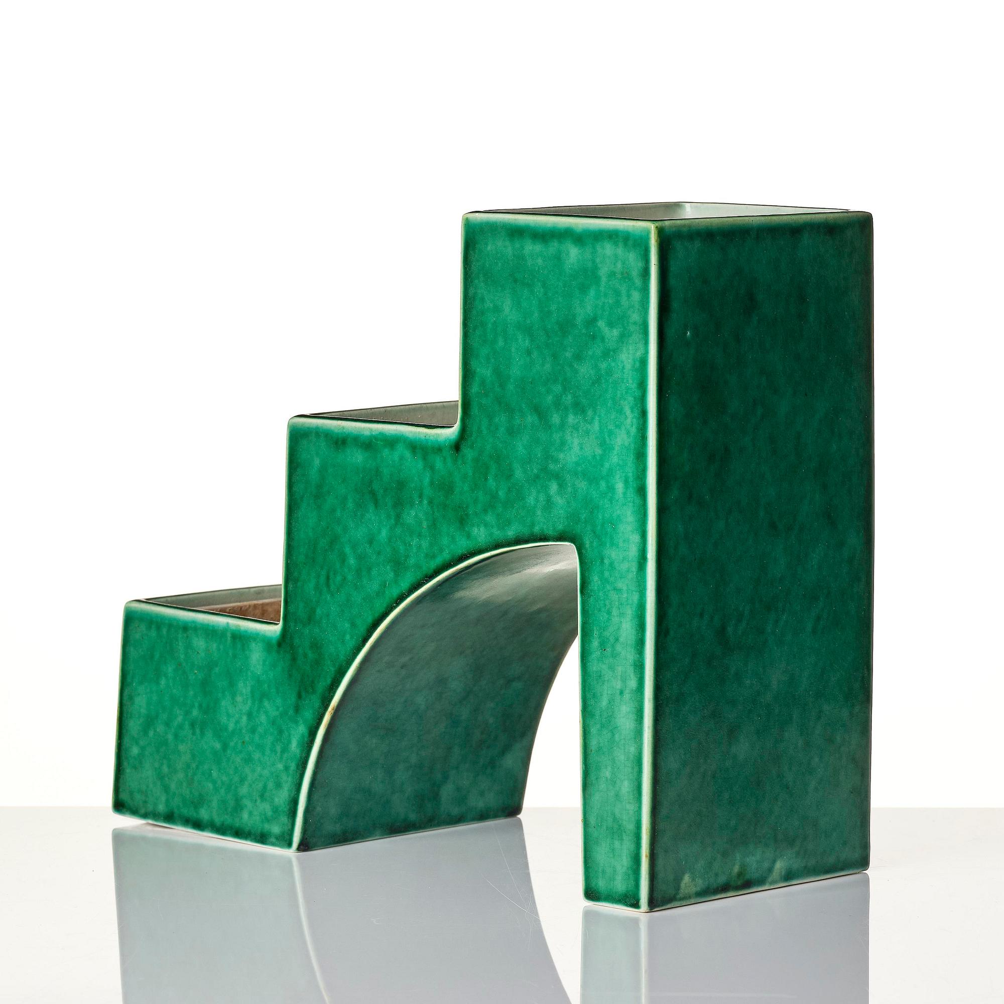 Wilhelm Kåge, a rare "Puzzle" cactus planter model 975/9, Gustavsberg, 1930s.