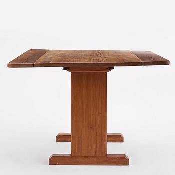 Carl Malmsten, a stained pine table, Sweden, 1930s.