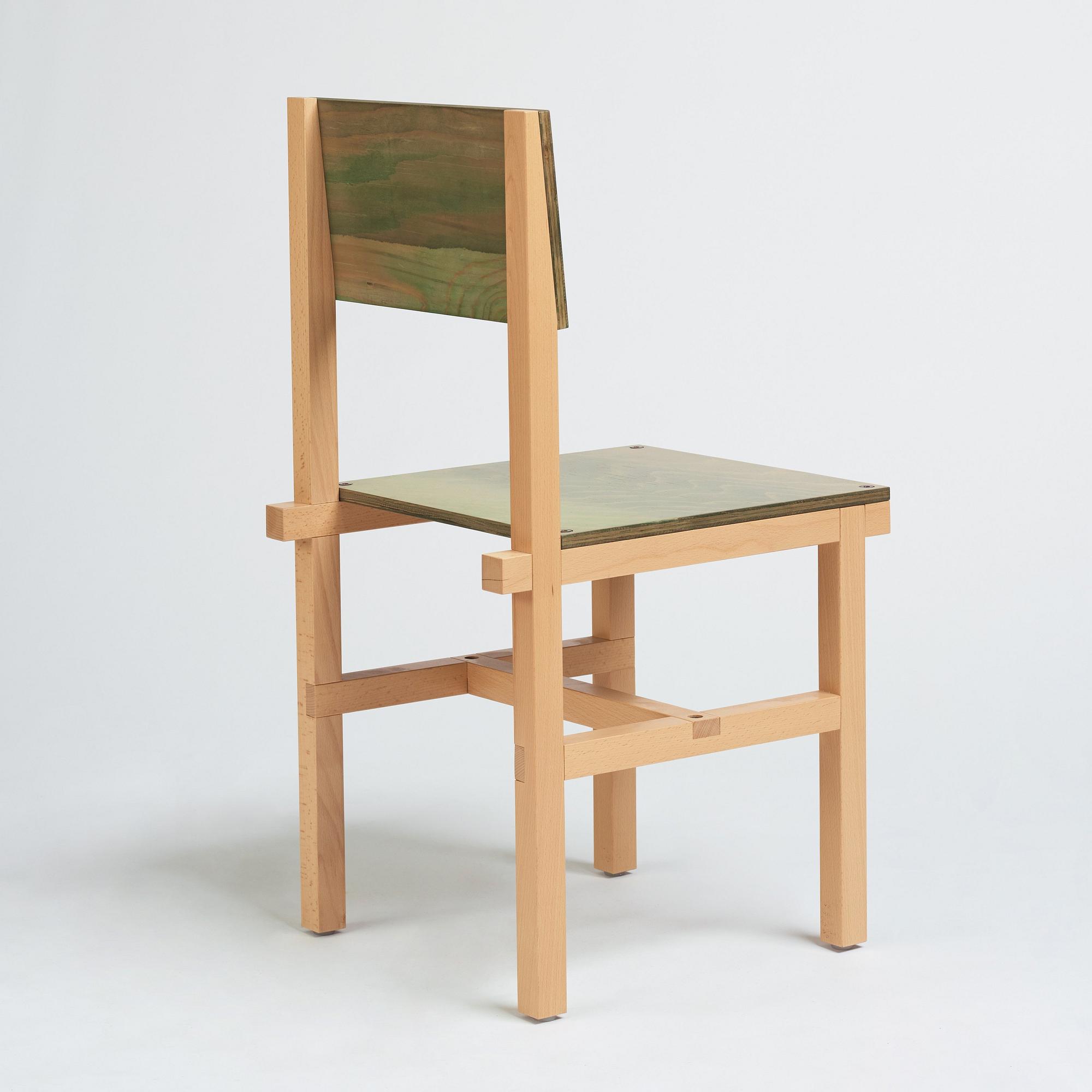 Fredrik Paulsen, a 'Röhsska', chair, unique prototype, Blå Station, Sweden 2019.