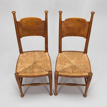 William Birch, Four early 20th century English chairs.