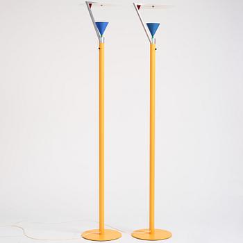 Olle Anderson, golvlampor, ett par, "Halo Halo", Boréns, 1980-tal.