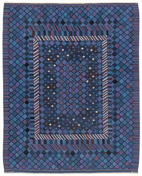 Ann-Mari Forsberg, a carpet "Tobias", tapestry variant, approximately 259 x 204.5 cm, signed AB MMF AMF.