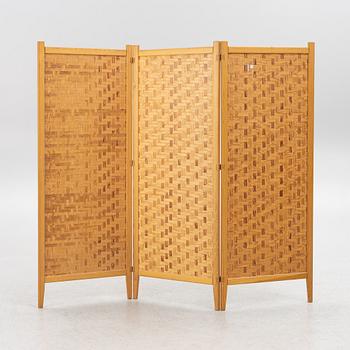 A folding screen, Tibro, Sweden, second half of the 20th century.