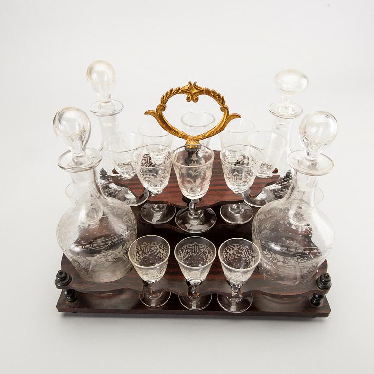 A liqueur cabinet France around 1900.