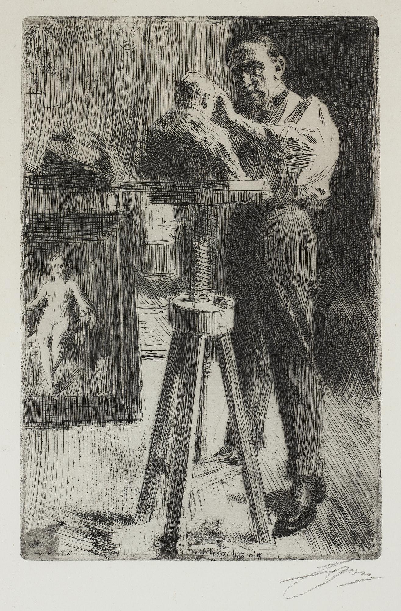 Anders Zorn, "Prince Paul Troubetzkoy I".