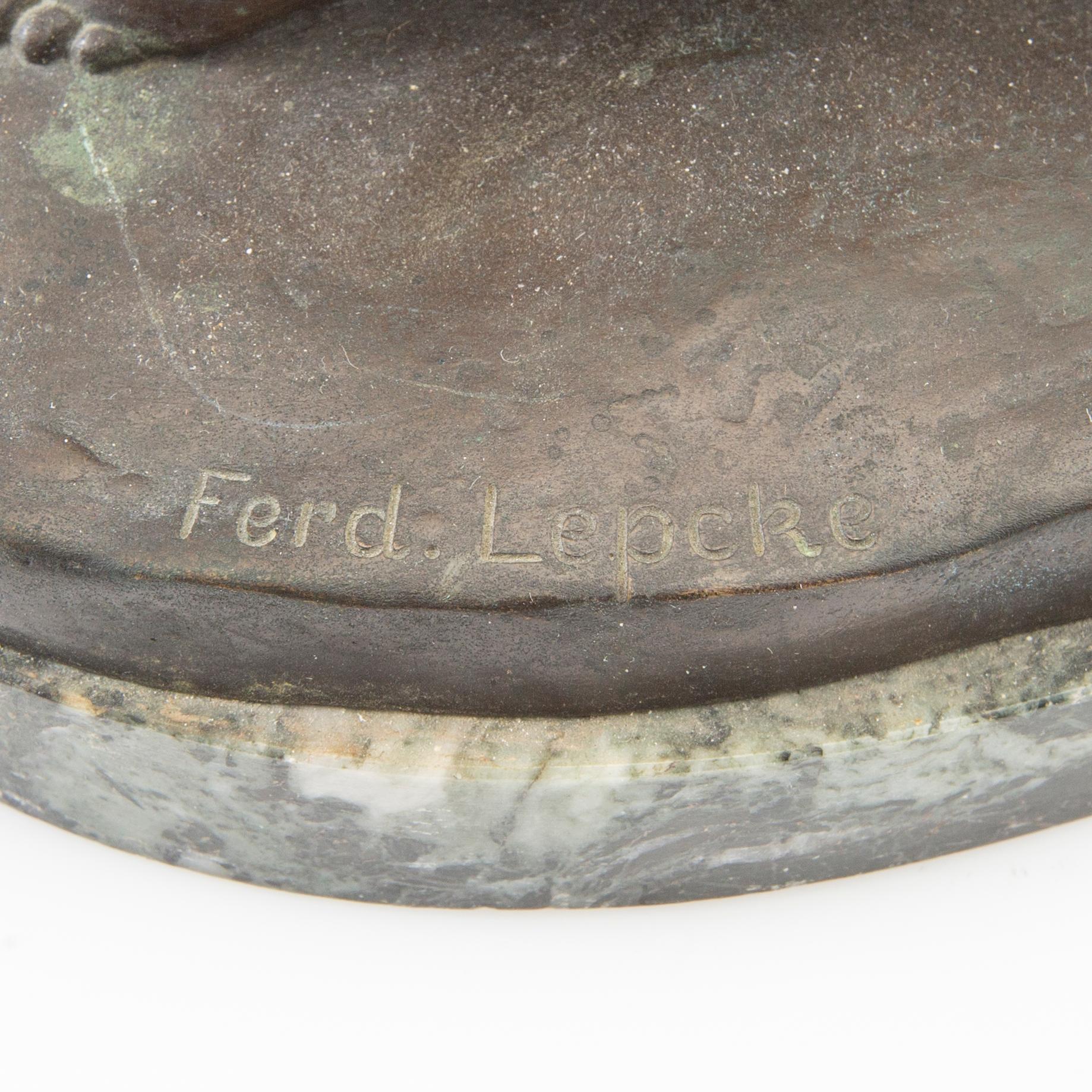 Ferdinand Lepcke, Skrivande kvinna.