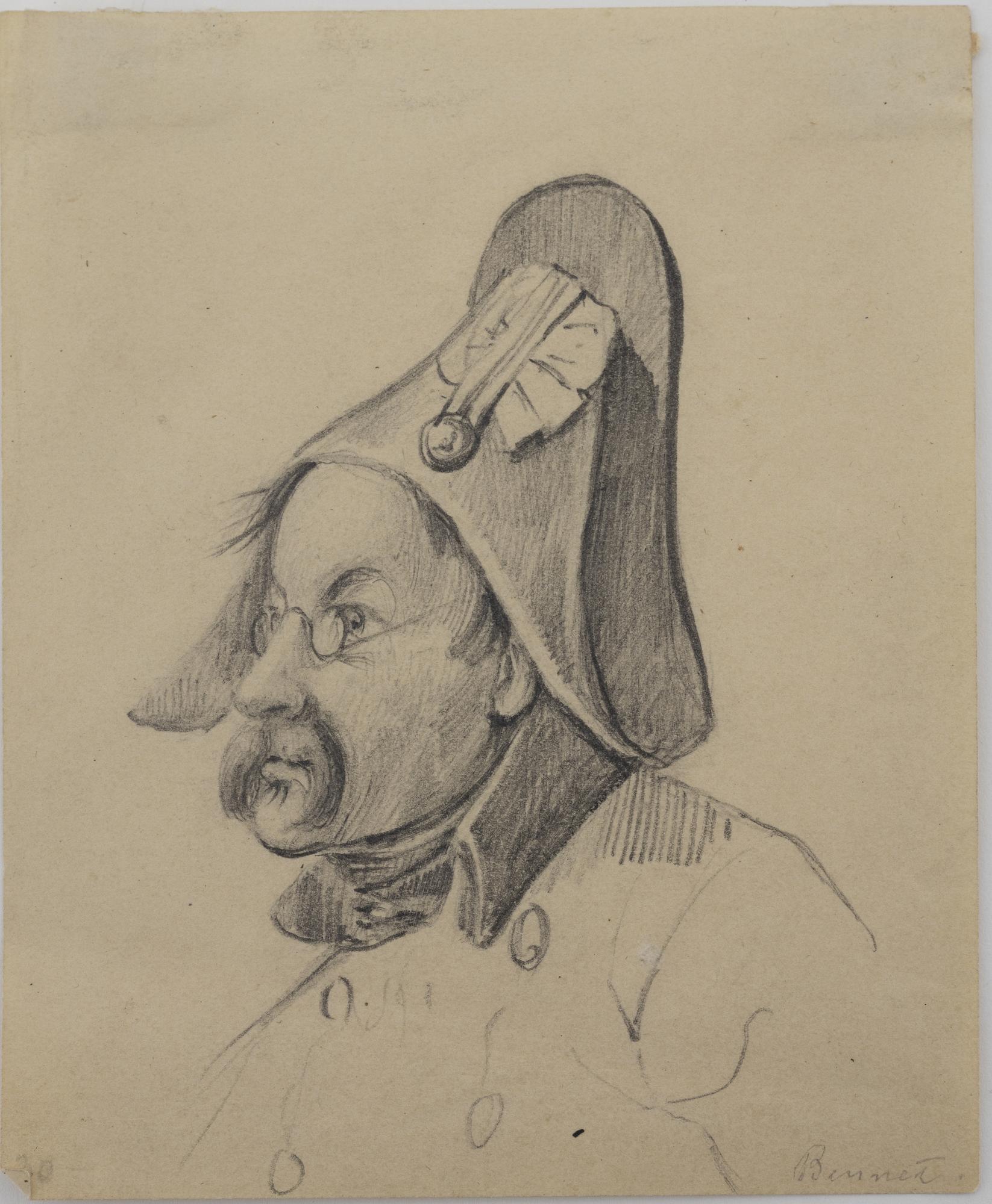 Carl Stephan Bennet, attributed to, pencil drawings, 2.
