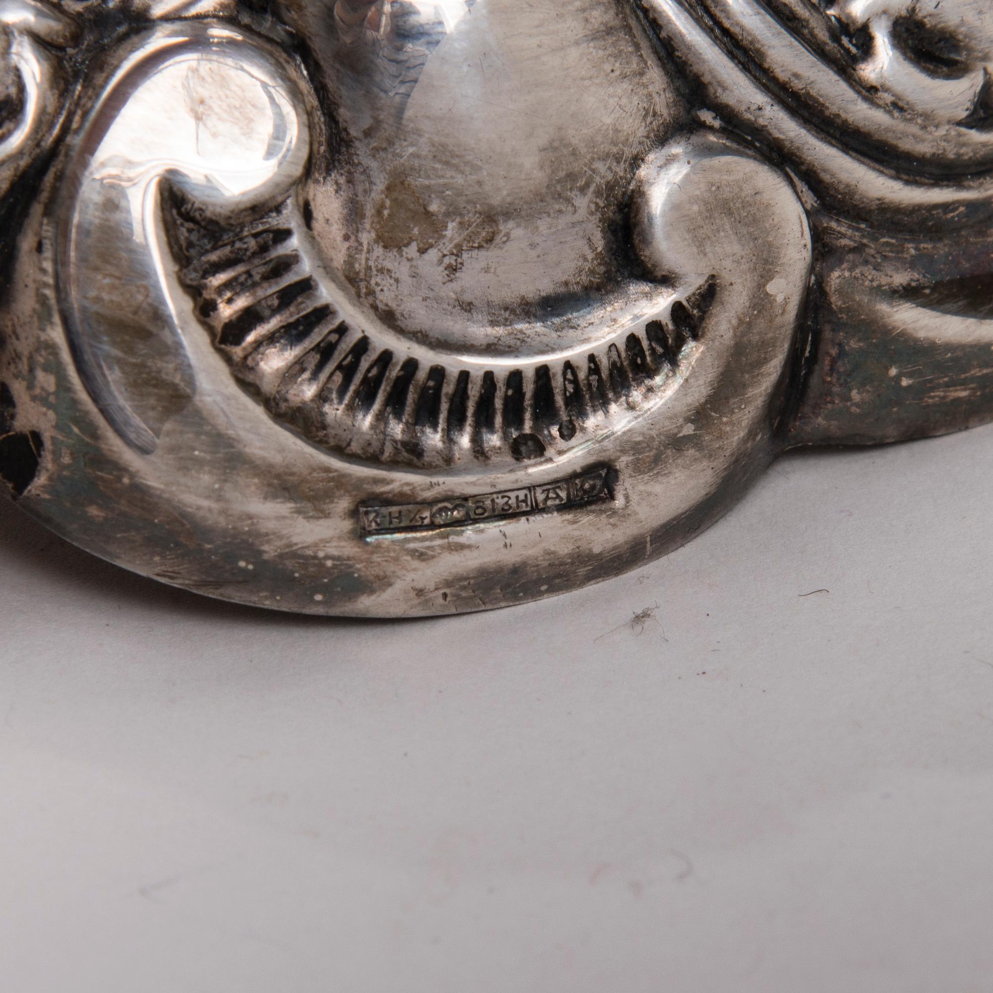 LJUSSTAKAR, ett par, silver, Åbo, 1963.