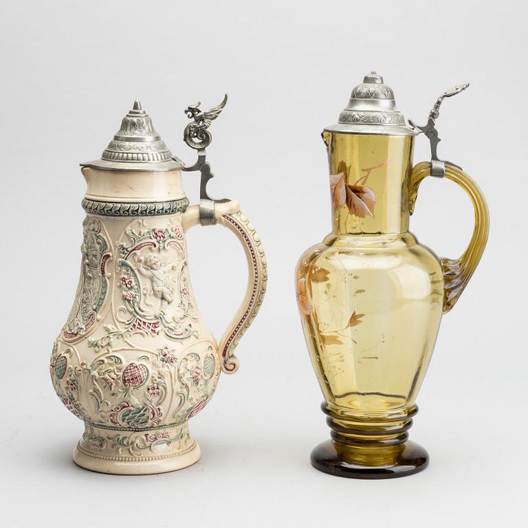 Two 19/20th century German jugs.