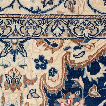 A carpet, possibly Yasd, c. 459 x 309 cm.