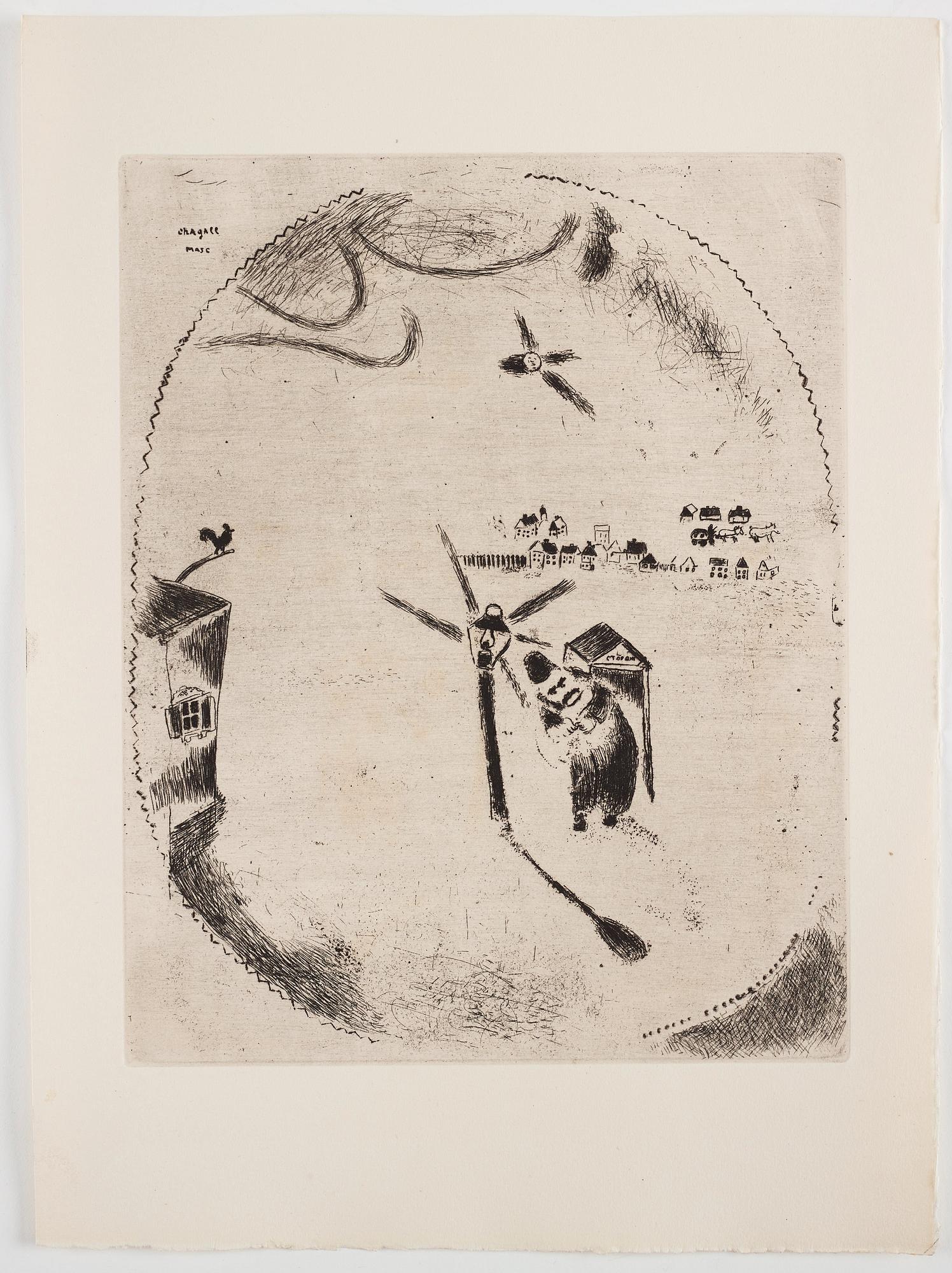 MARC CHAGALL, 71 st etsningar ur upplagan om 285 exemplar på Arches/MBM/J. Perrigot-papper, 1923-1948.
