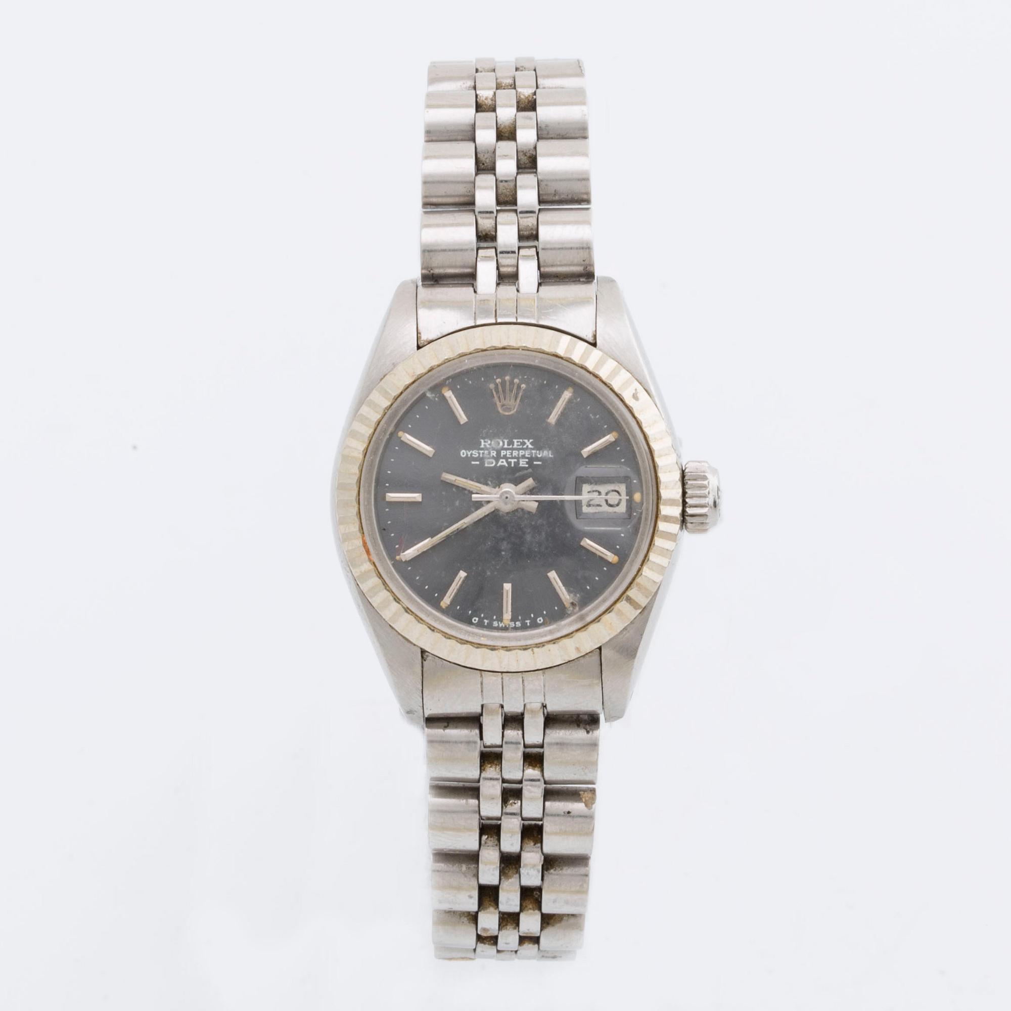 ARMBANDSUR, stål och vitguld, Rolex Oyster Perpetual Datejust.