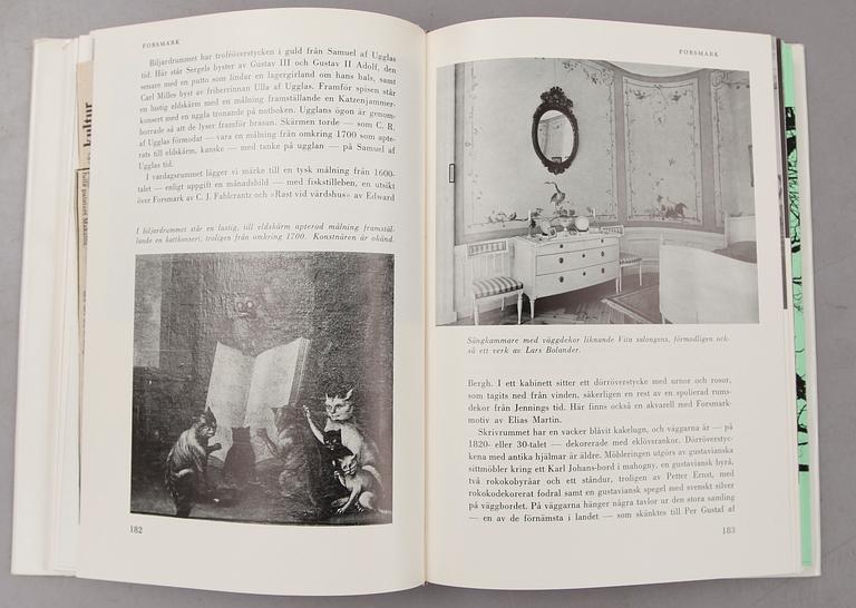 BÖCKER: Slott och Herresäten i Sverige, Allhems förlag, 1960-tal, 18 volymer.