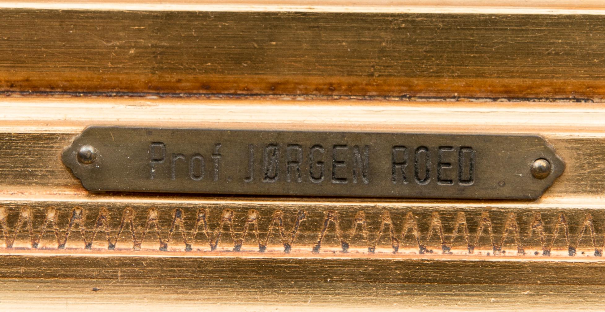 JÖRGEN ROED, olja på duk, signerad och daterad 1872. Stämplad J. Roed a tergo.