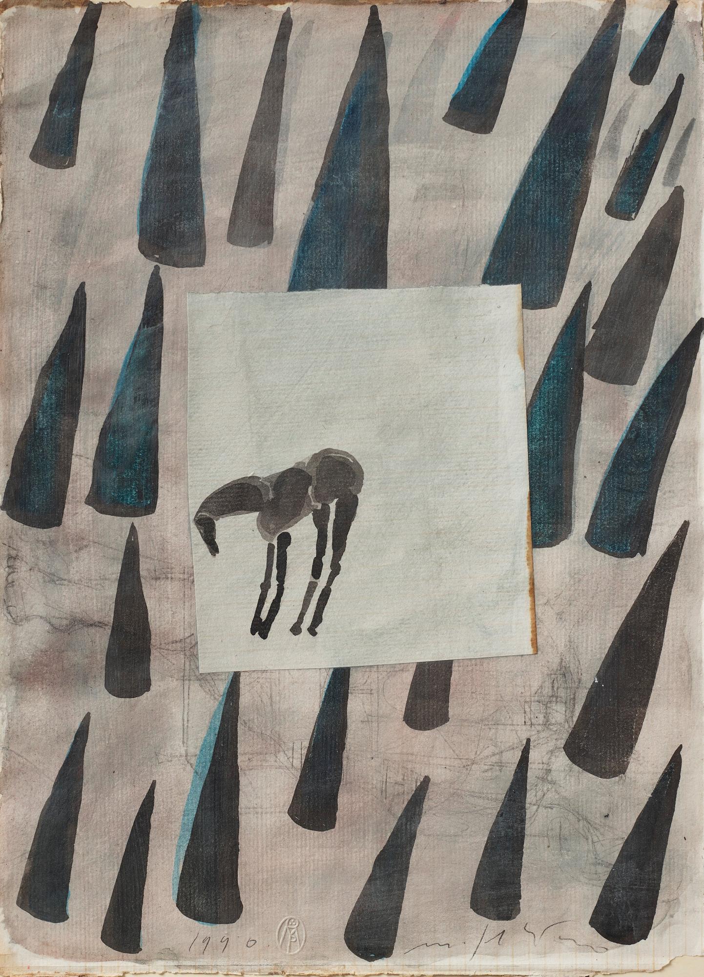 Mimmo Paladino, Untitled.