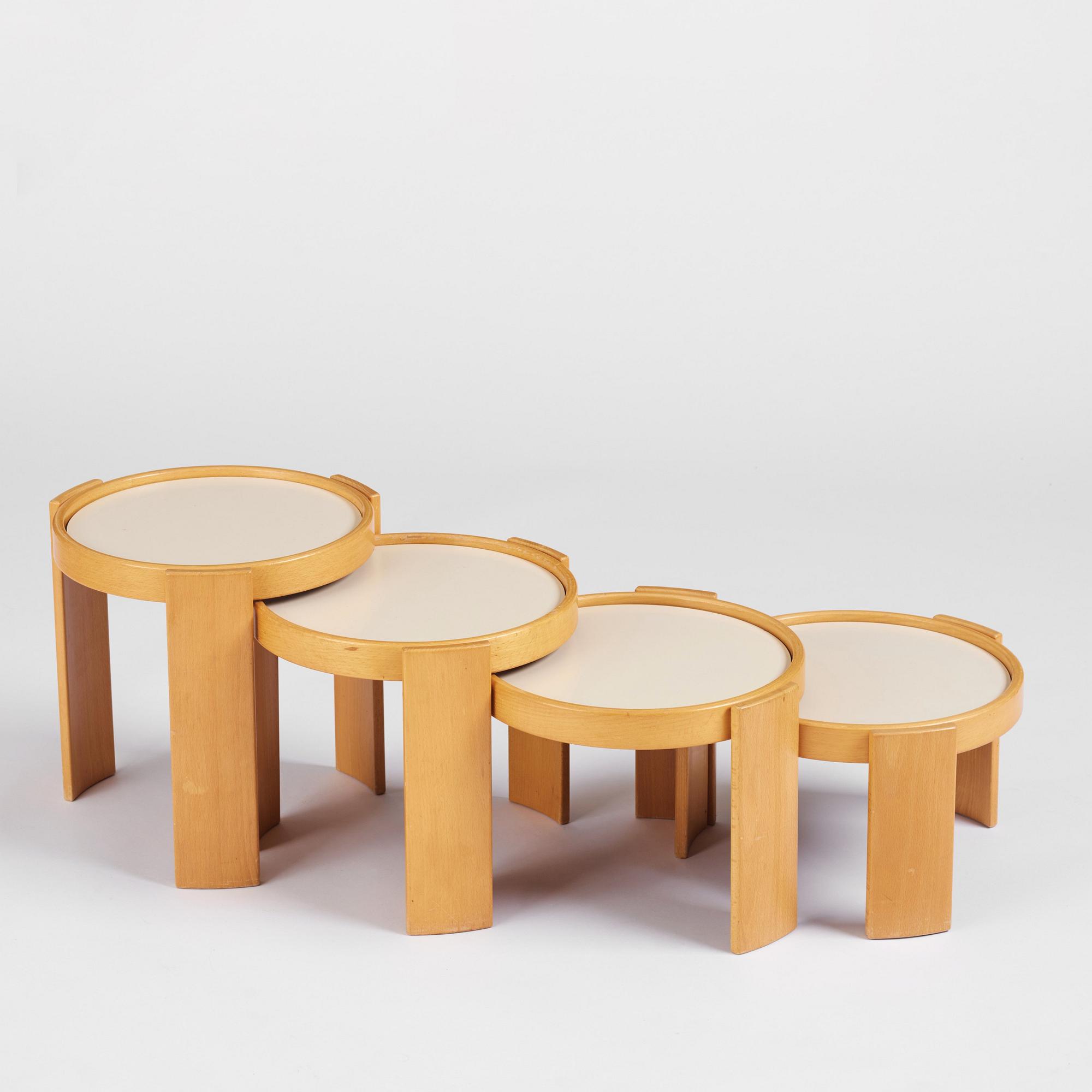 Gianfranco Frattini, satsbord, fyra delar, modell "780", Cassina, Italien efter 1966.