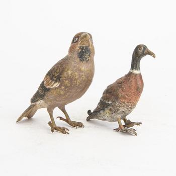 Figuriner 2 st. Sk. Wienerbronser tidigt 1900-tal.