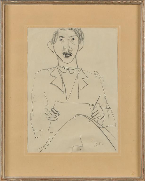 RAGNAR SANDBERG, teckning, monogramsignerad.