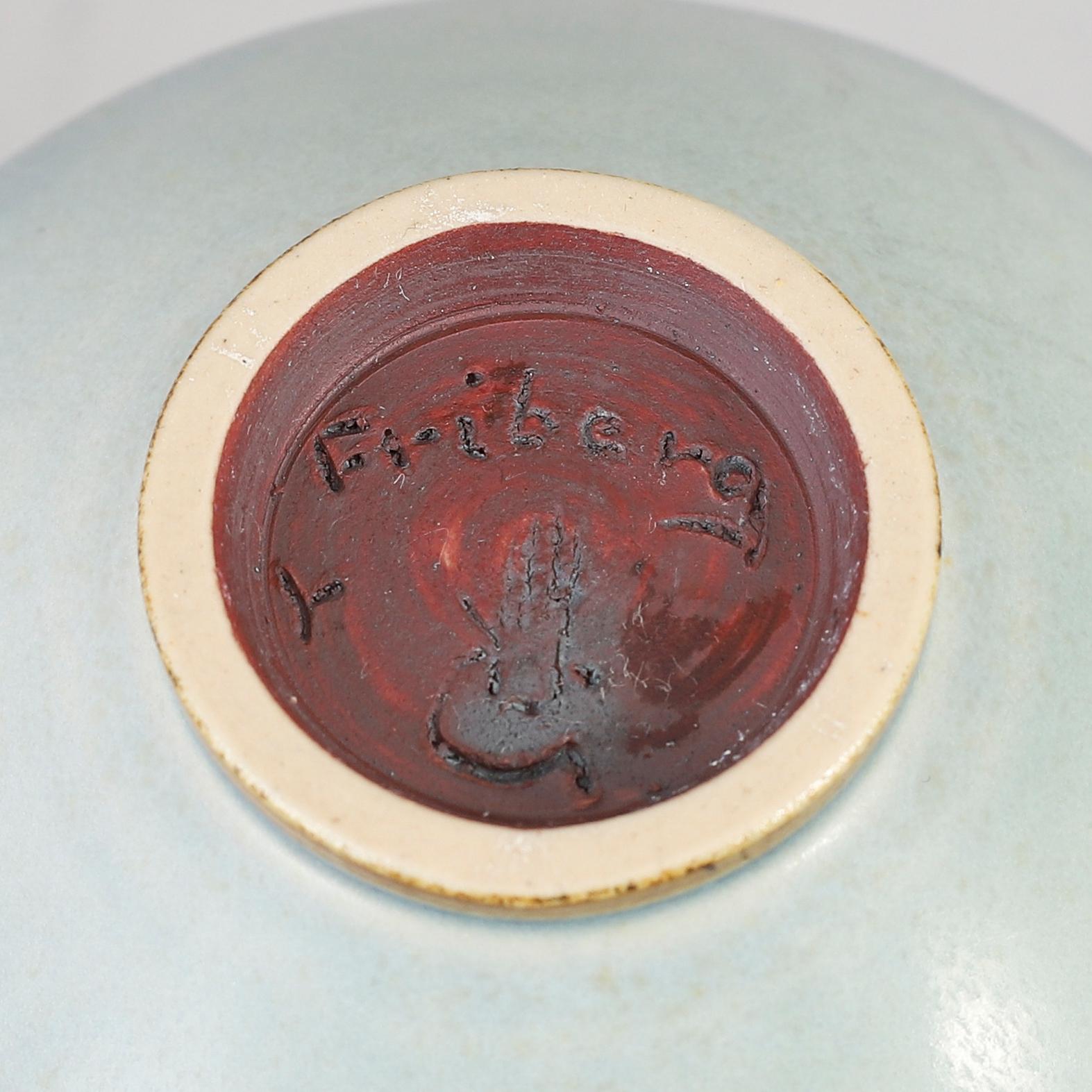 BERNDT FRIBERG, miniatyrvaser, 5 st och skålar, 2 st, Gustavsbergs studio.