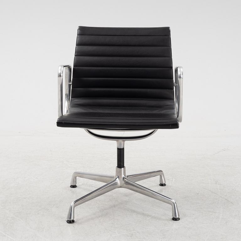 An EA 108 swivel office chair by Charles and Ray Eames for Vitra.